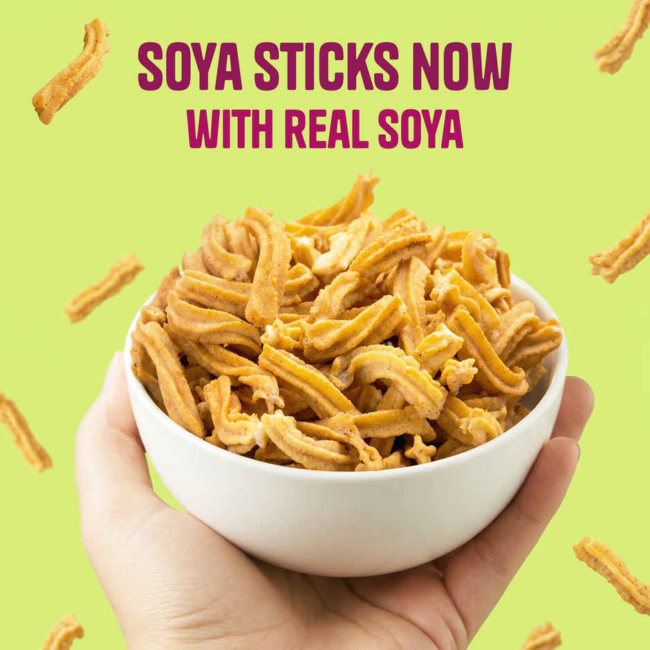 Protein Chef Double Protein Crunchy Soya Sticks | No Palm Oil Healthy Snacks