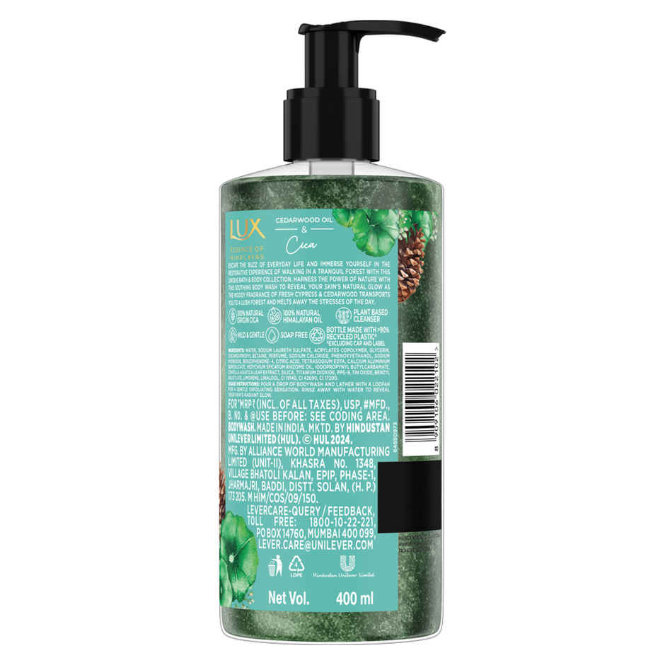 LUX Essence of Himalayas Cedarwood Oil & Cica Soothing Body Wash
