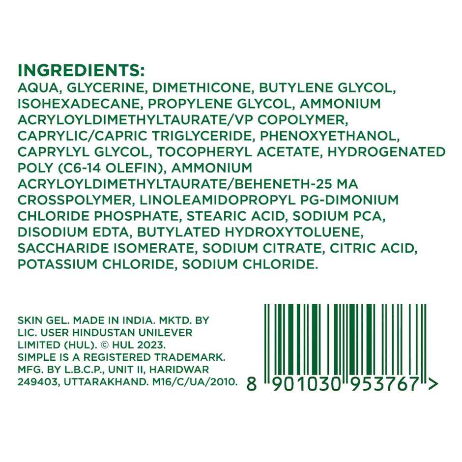 Simple Water Boost Hydrating Gel Creme 100 Hr Hydration