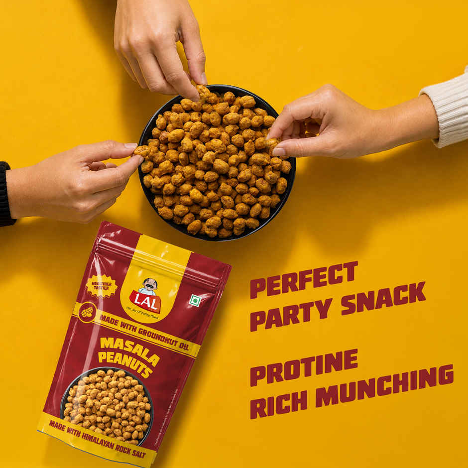 Lal Masala Peanuts (Refined Groundnut Oil)