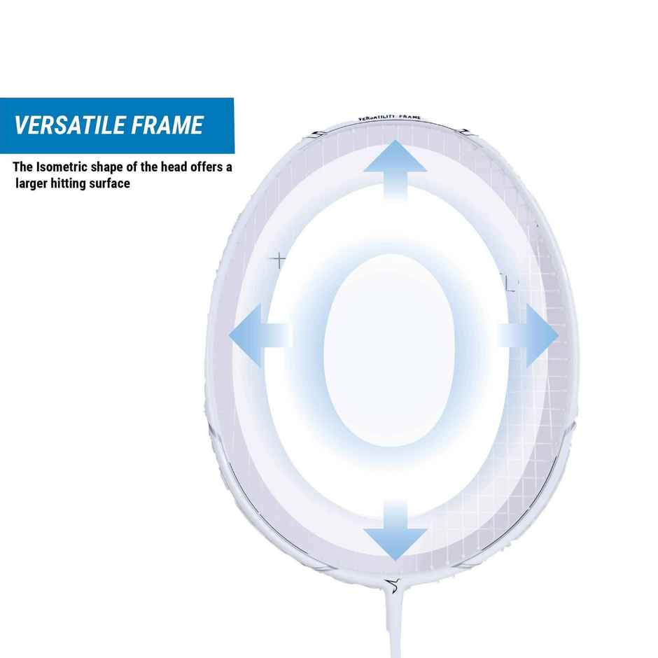 Decathlon Kuikma Adult Badminton Racket BR 500 | 90 gm | White