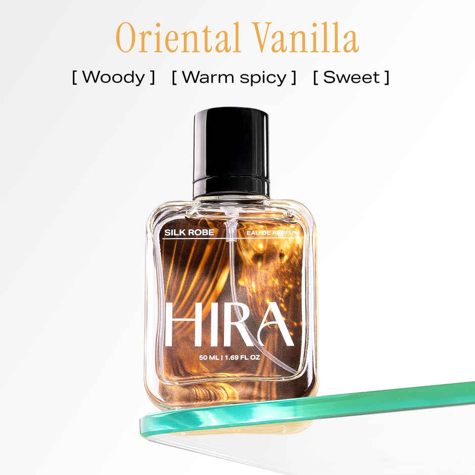 HIRA Silk Robe Eau De Perfume For Women | Cognac & Vanilla Notes