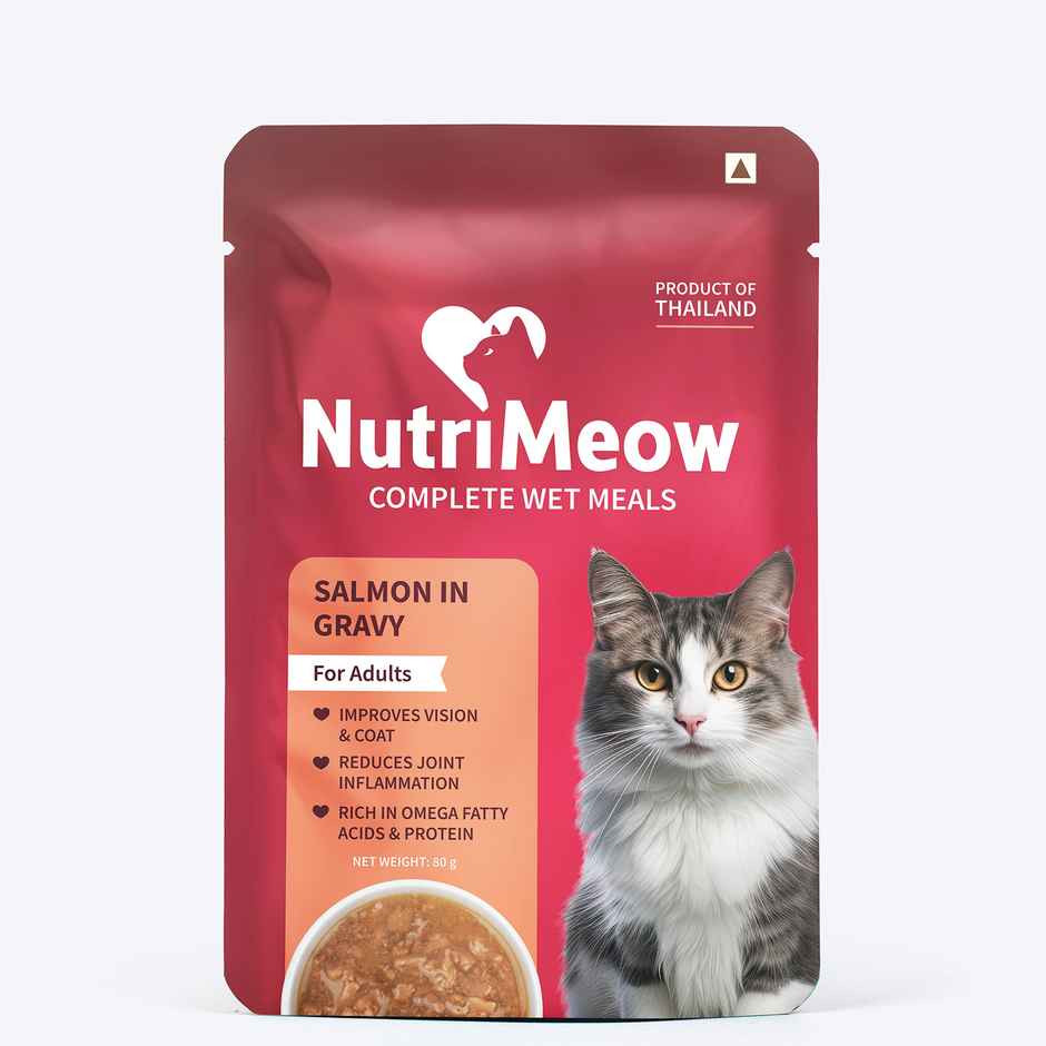 NutriMeow Salmon In Gravy Adult Cat Wet Food