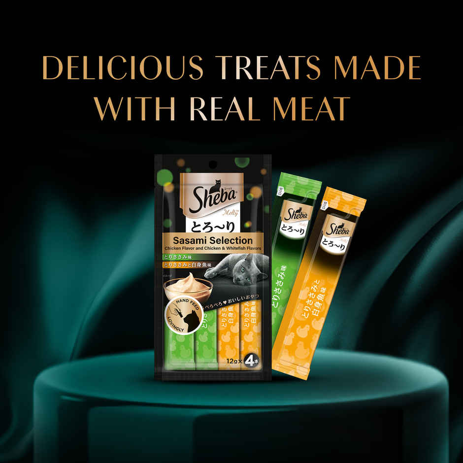 Sheba Melty Sasami Selection | Chicken & Chicken & Whitefish Flavors