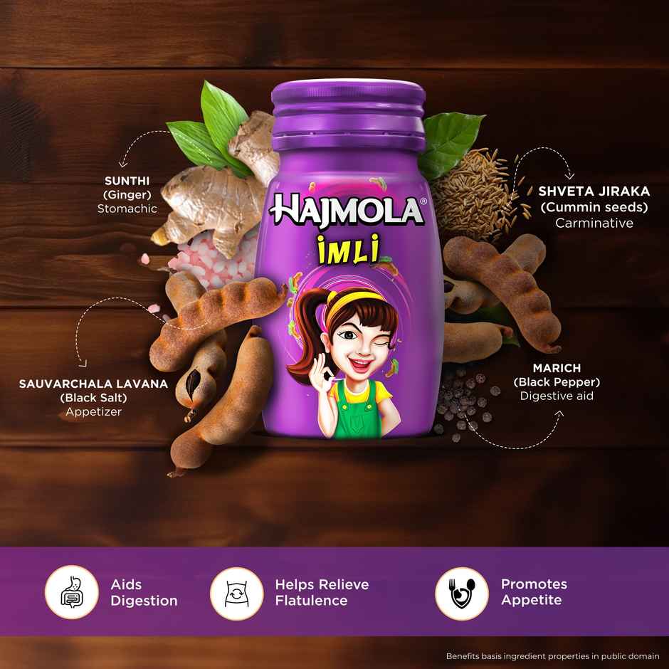 Dabur Hajmola Imli Digestive Tablets | Tangy & Zesty