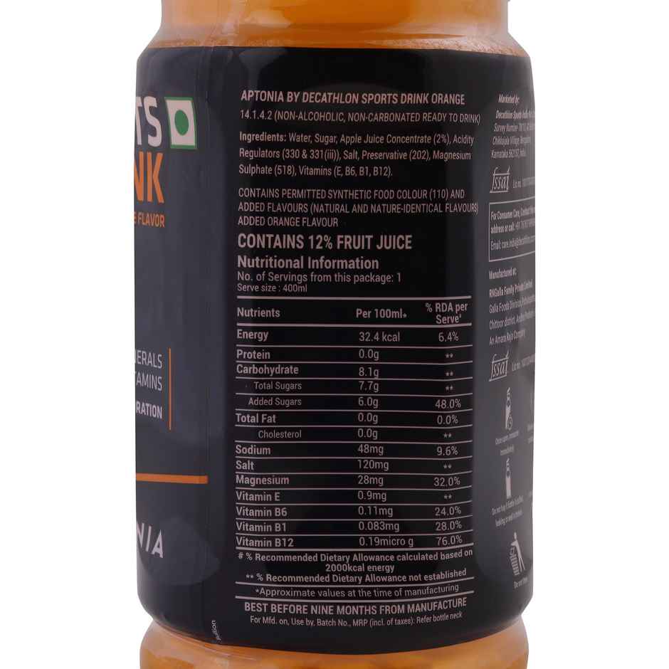 Decathlon | Orange Sport Drink