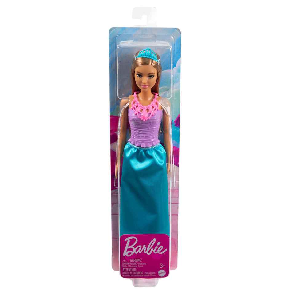 Barbie Dreamtopia Princess Doll Brunette Blue Skirt and Tiara