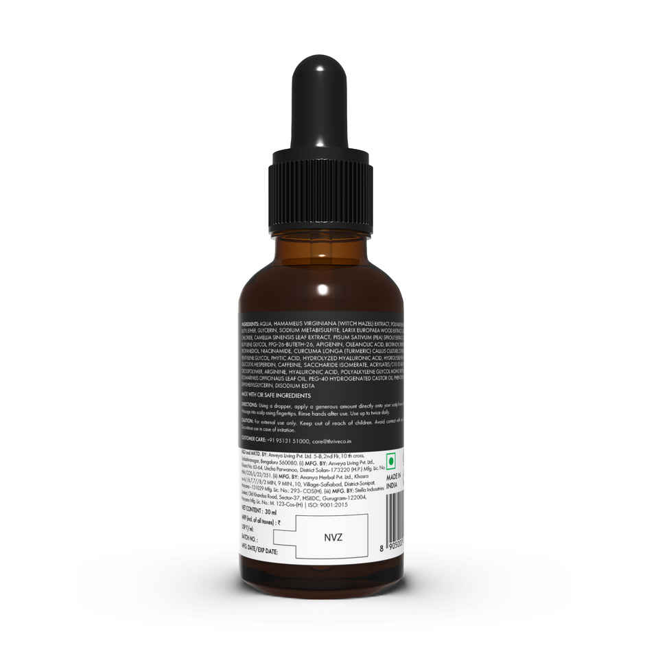 Thriveco Hair Growth Serum 2.0 For Hair Growth & Hair Fall Control (30ml) & Thriveco Hair Vitalizing Rosemary Shampoo For Hair Fall Control (250ml) Combo