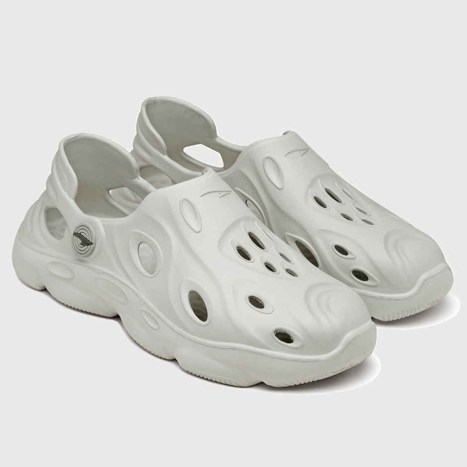 Asian Safari-02 Men Clogs Light Grey (Size-9)