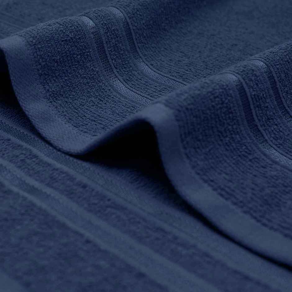 Mytrident Cotton Hand Towel | 400 GSM | Gym Towel Set - New Navy