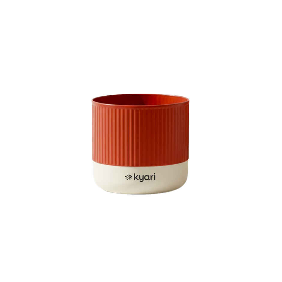 Kyari Self Watering Red Mylo Pot | Indoor Plant Planter
