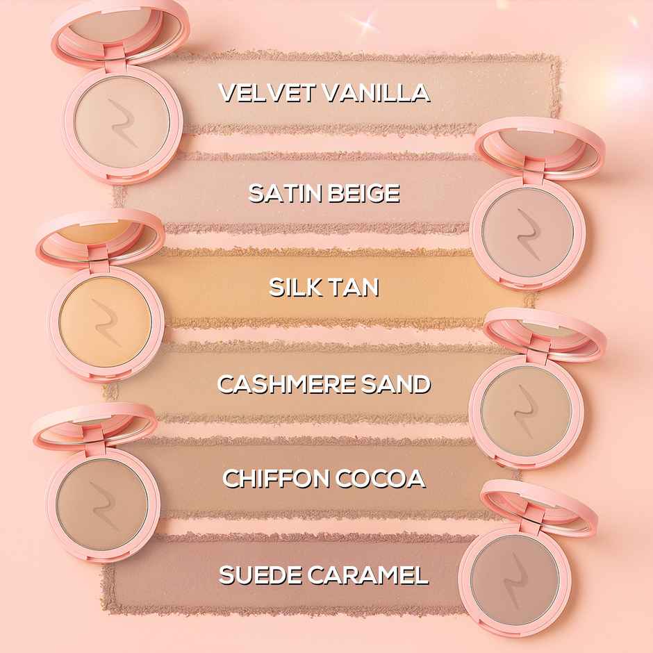 RENEE Lumi Glow Highlighting Compact | Medium Coverage, Dewy Finish, 3D Glow | 01 Velvet Vanilla