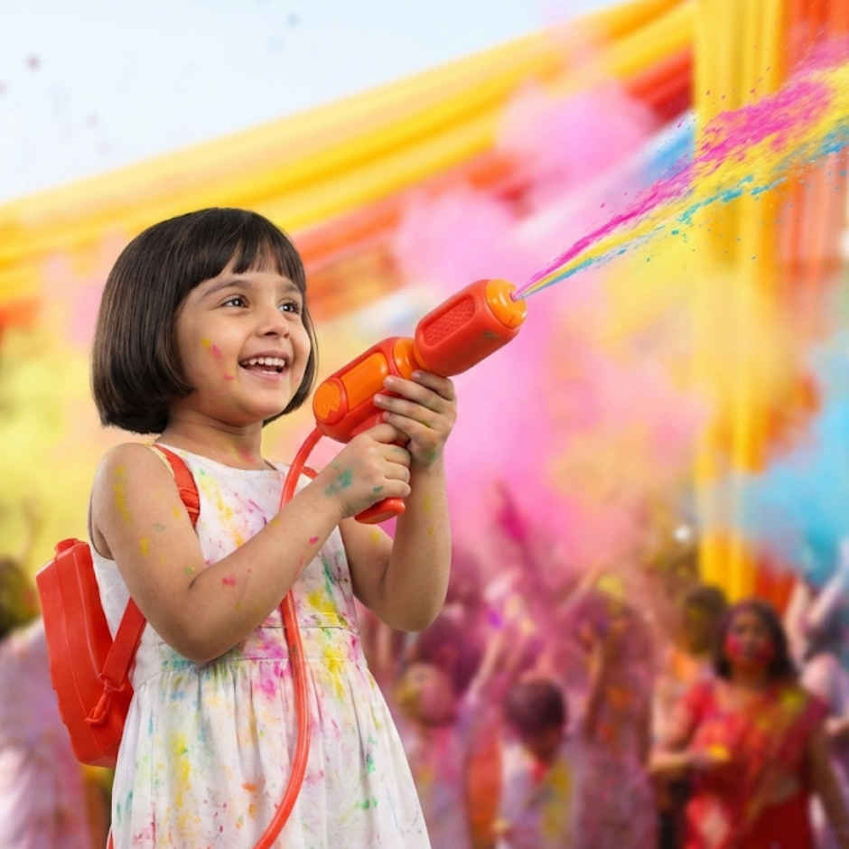 Tom and Jerry Holi Water Tank Pichkari | 1.25 L | Tomuncle