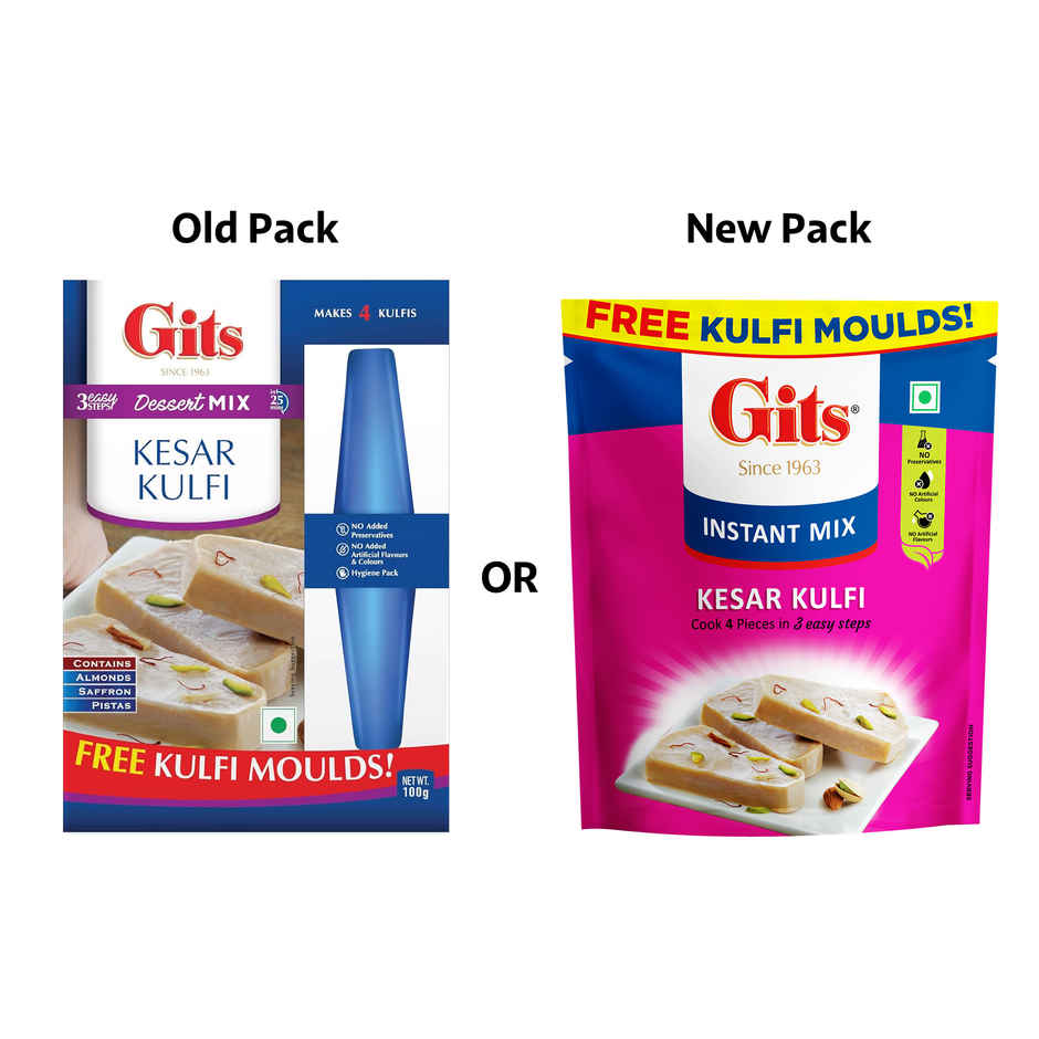 Gits Instant Kesar Kulfi Dessert Mix