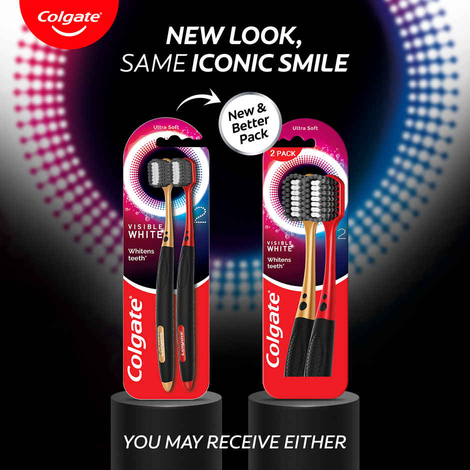 Colgate Visible White O2 Soft Toothbrush