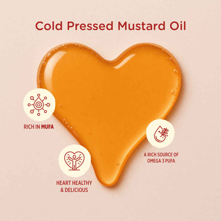 Vimal Wellness Cold Pressed Mustard Oil 1L