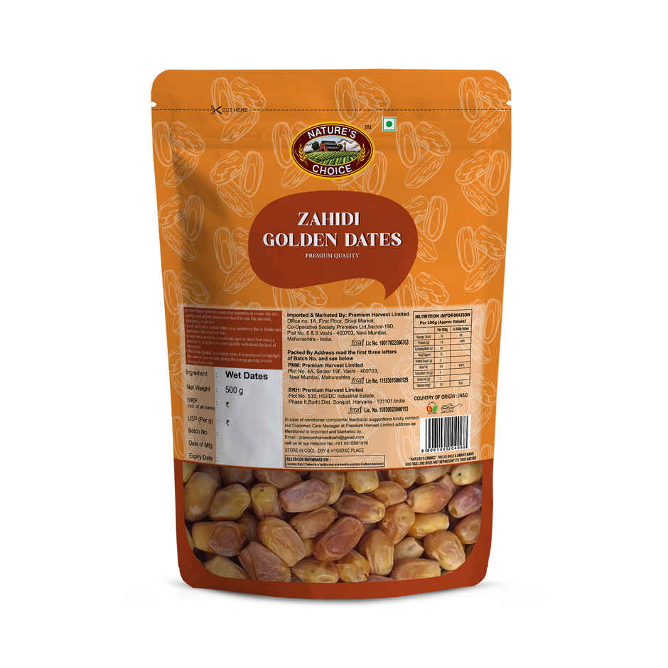 Nature's Choice Zahidi Golden Dates