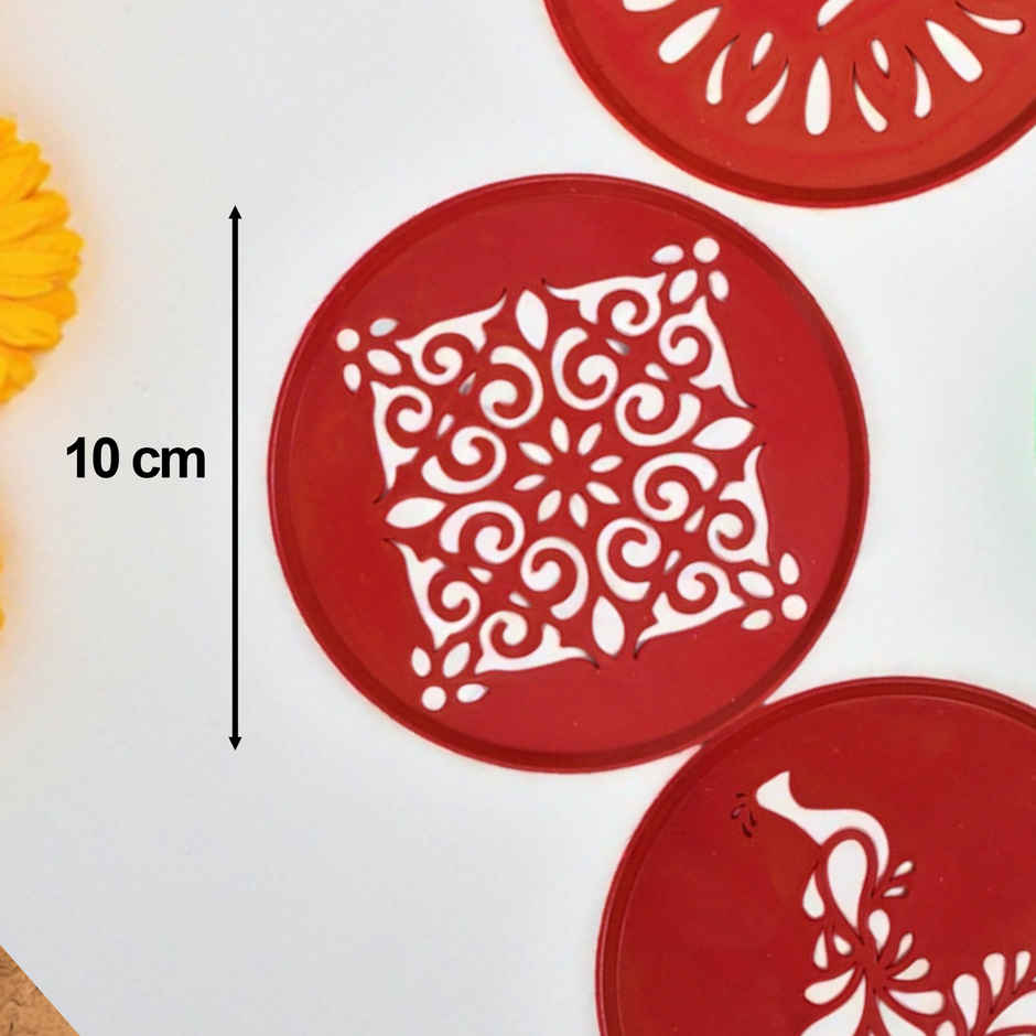 Round Rangoli Stencil | Tota