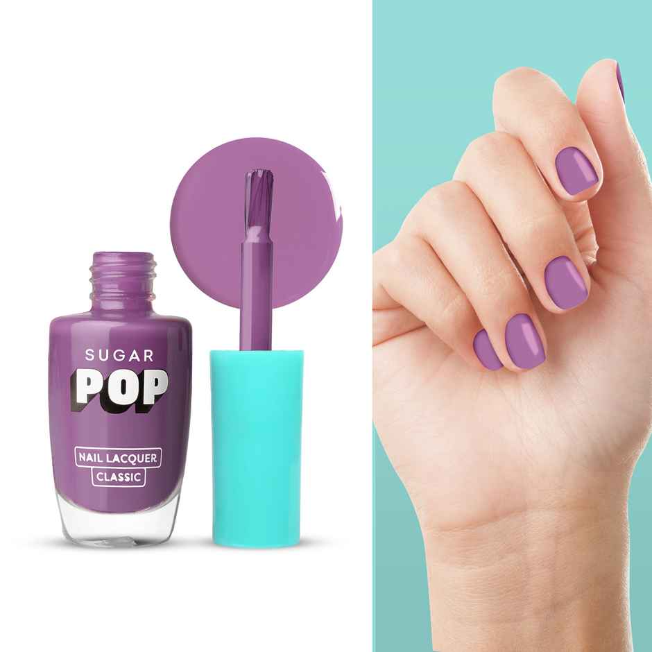 SUGAR POP Quick Drying Ultra Longwear Glossy Finish Nail Lacquer | Lilac Rush 09