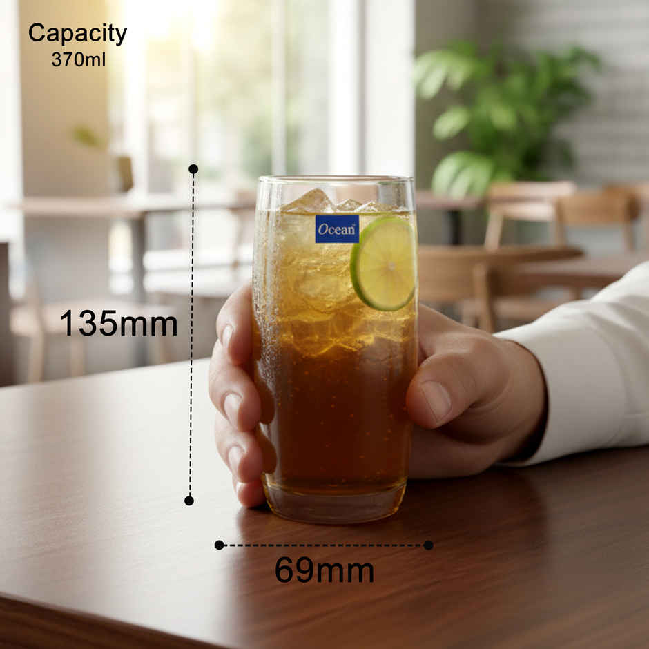 Ocean Ivory Water Glass Set | 370 ml