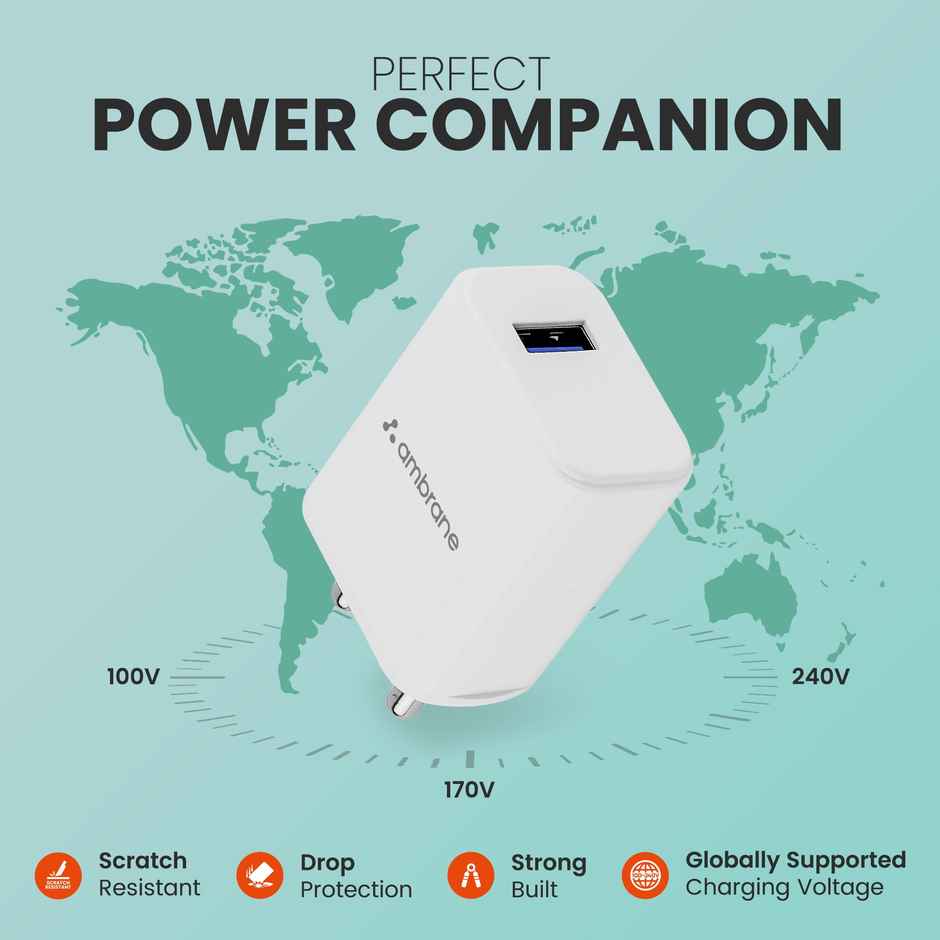 Ambrane raap M10 White Without Cable