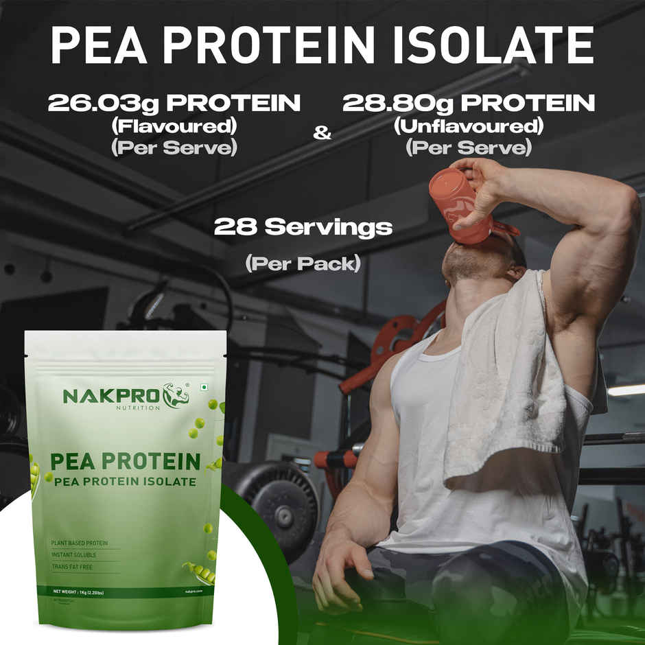Nakpro Pea Protein Isolate | Plant Based Protein | Chocolate