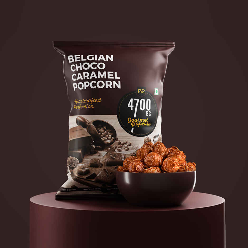 4700BC Belgian Choco Caramel Popcorn, Gourmet