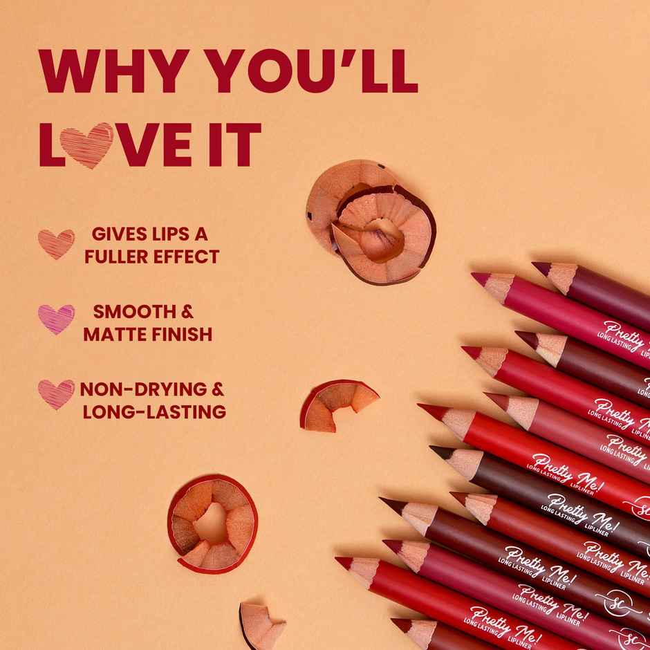 Shryoan Pretty Me Bold Lipliner & Eye Liner Pencil - Wine Stain