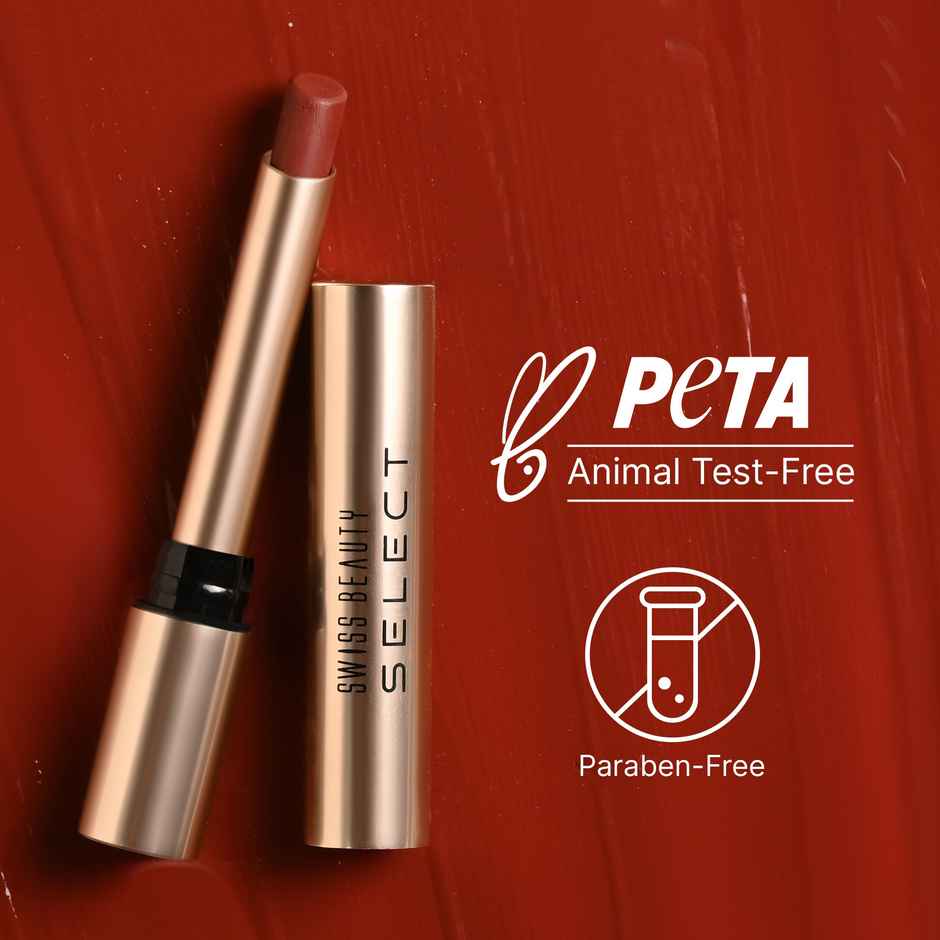 Swiss Beauty Select High On Shine Lipstick - 6 Admirer Plum