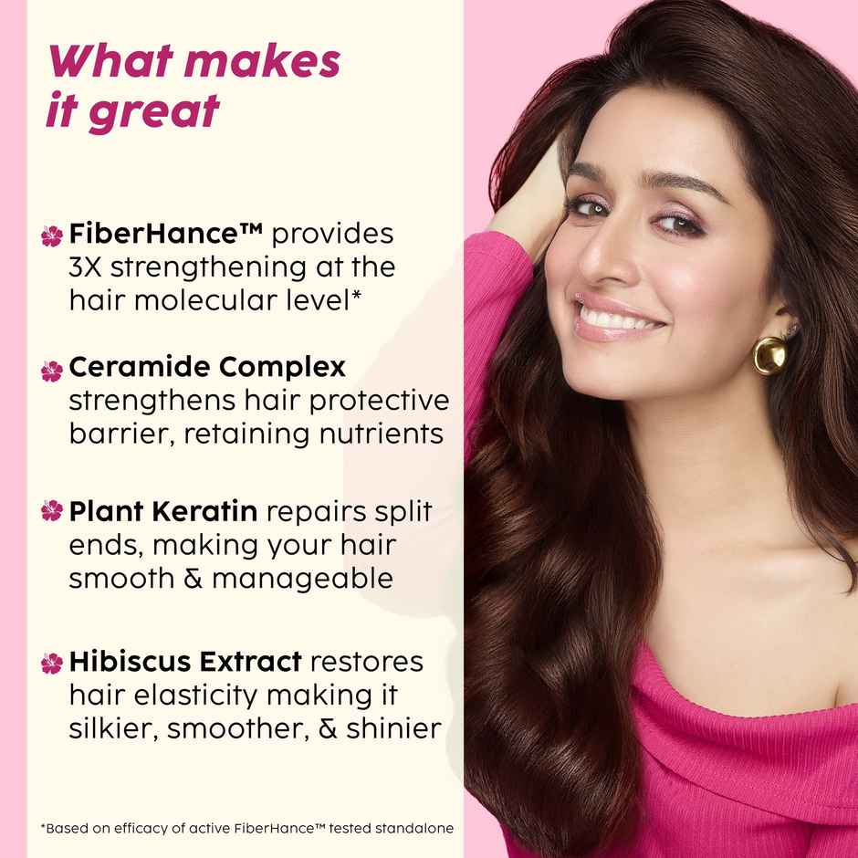 Plix The Plant Fix Hibiscus Bond Repair Advanced Shampoo For Damaged | Frizzy Hair