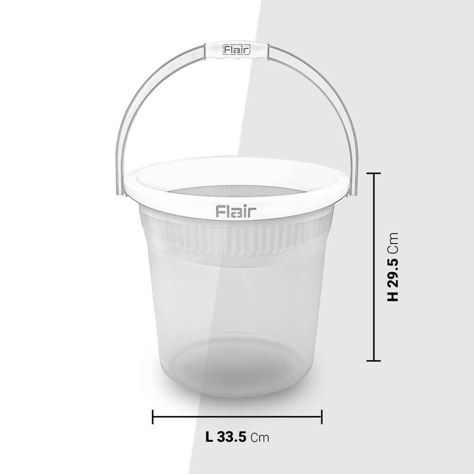 Flair Estella Crystal | Bucket | 14 Litre | Clear