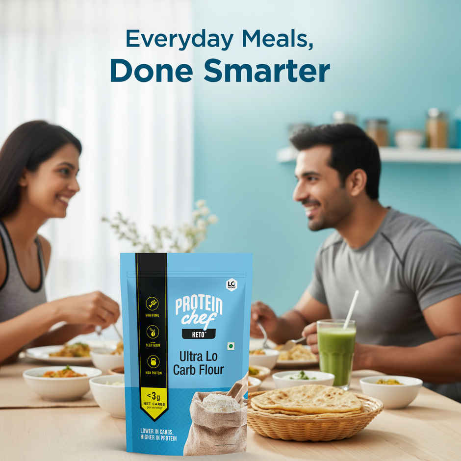 Lo Foods Ultra Low Carb Keto Atta | Low Gi | 30 G Protein Flour With Almond
