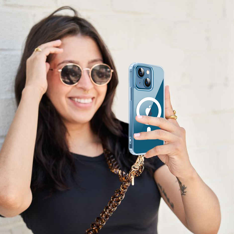 Artistque Case for Iphone 13 Mini Back Cover - Transparent Clear Magsafe