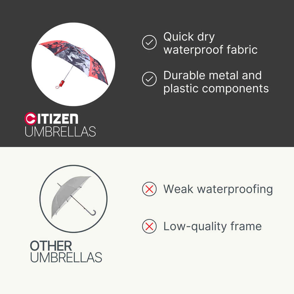 Citizen Auto Folding Kids Umbrella Marvel Print | 21x8