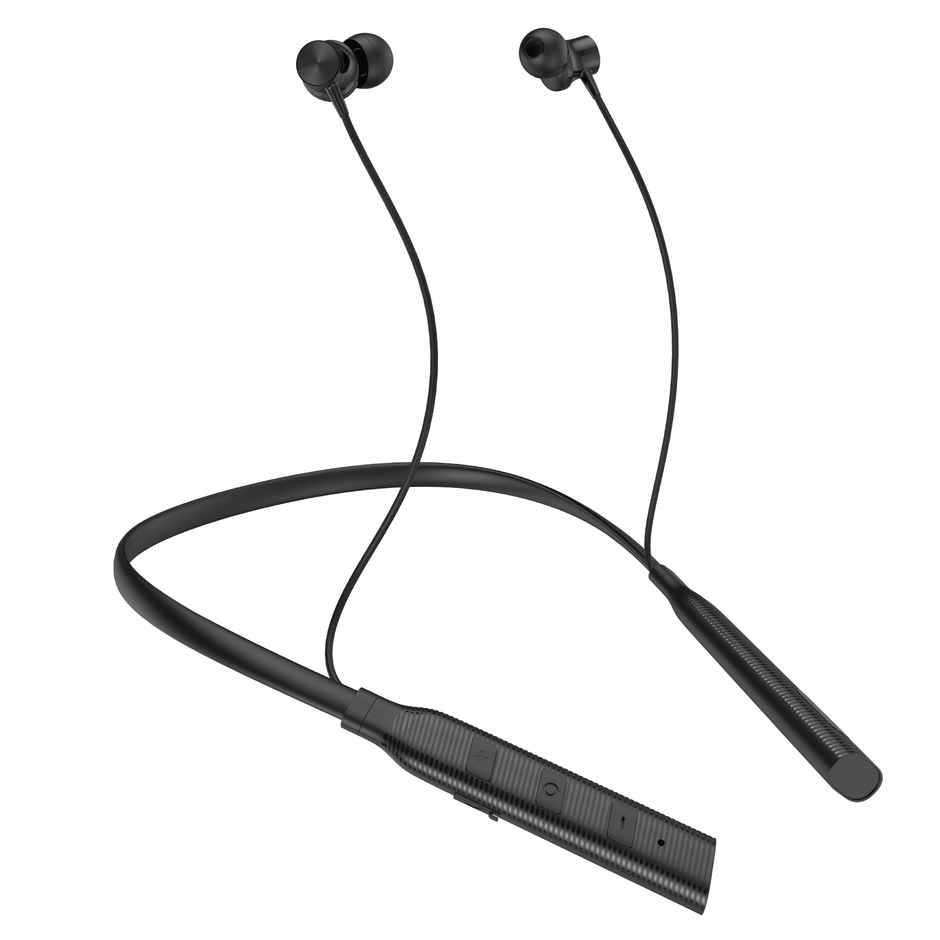 Aroma NB121 Corridor | Fast Charging | Dual Pairing Neckband Bluetooth | 40 Hours Playtime - Black