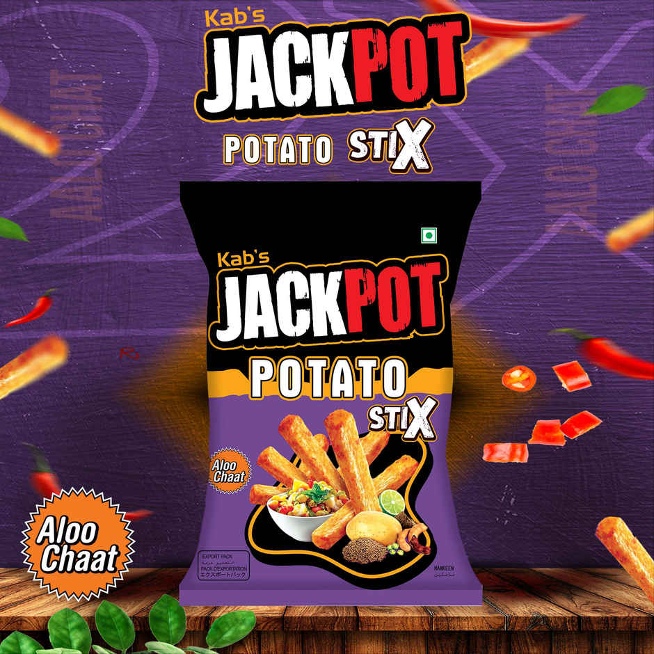 Kab's Jackpot Potato Stix - Aloo Chaat