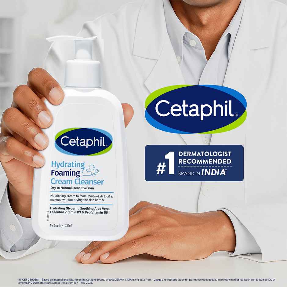 Cetaphil Hydrating Foaming Cream Cleanser