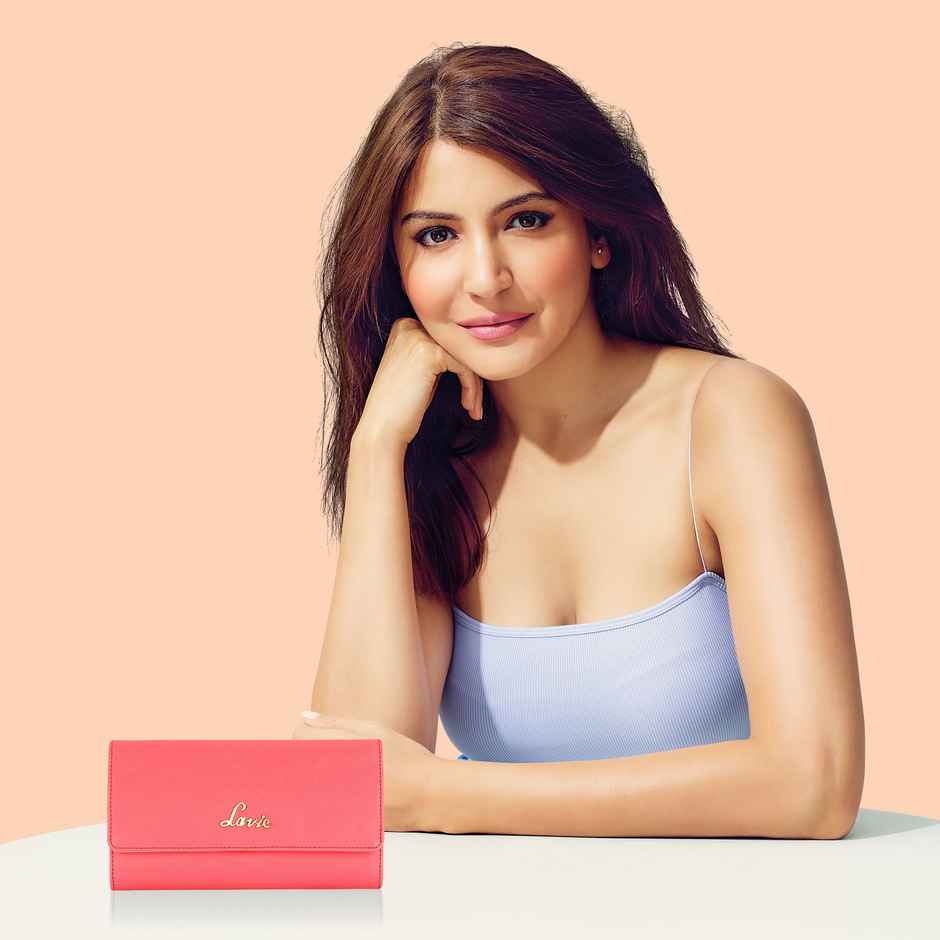 Lavie Women's Large 3 Fold Clutches | Large | Coral