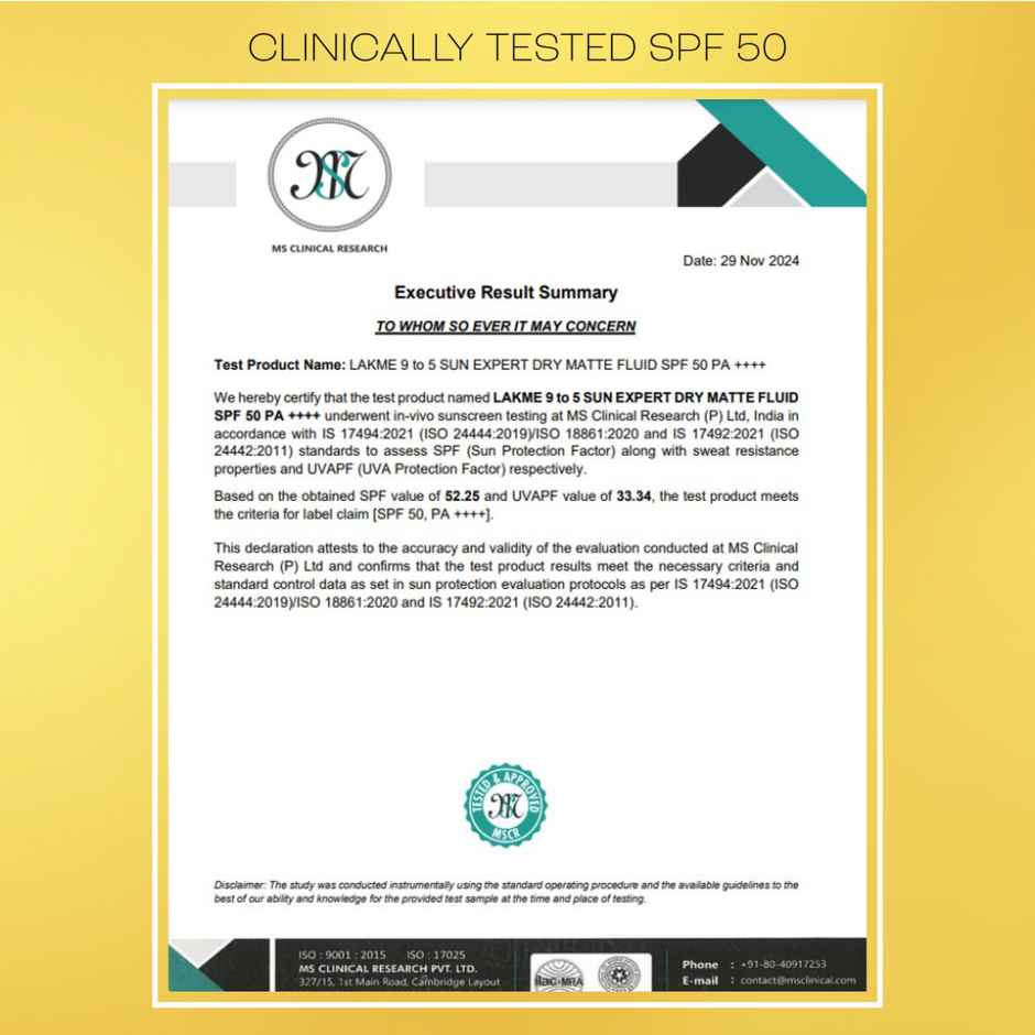 Lakme Sun Expert SPF 50 Ultra Matte Lotion