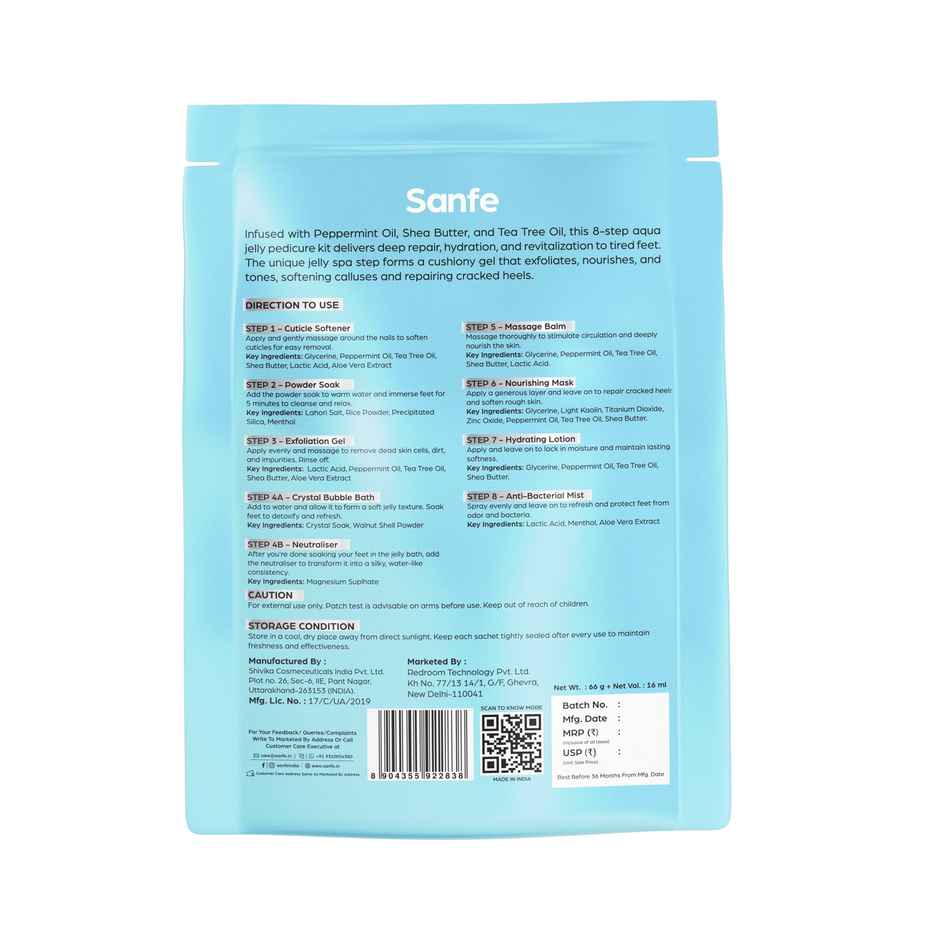 Sanfe Pedicure Kit At Home Foot Spa & Callus Care