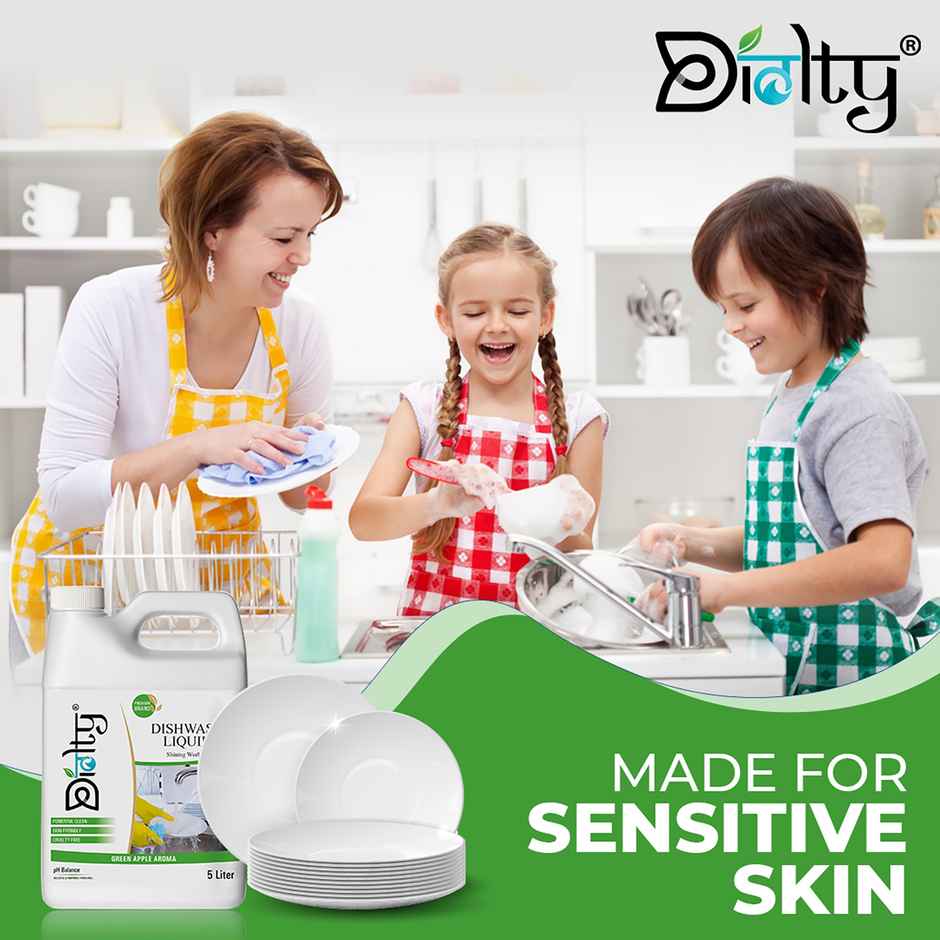 Diolty Green Apple Dishwash Liquid Gel