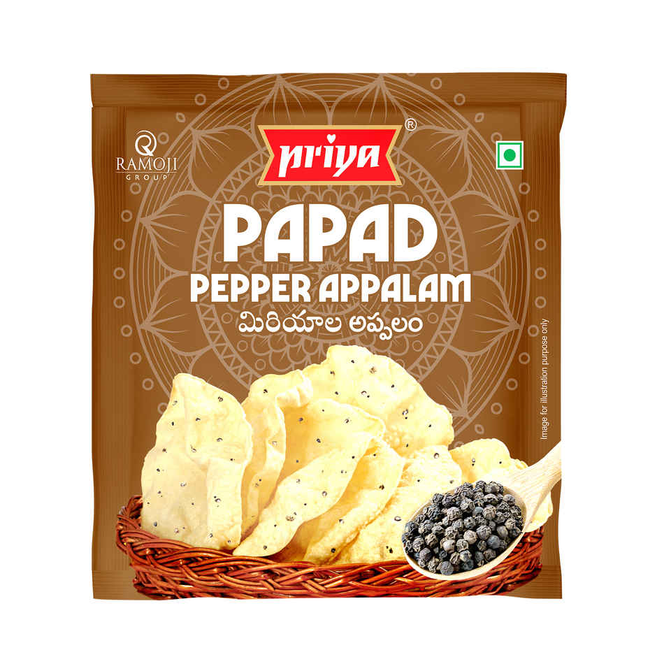 Priya Pepper Appalam Papad