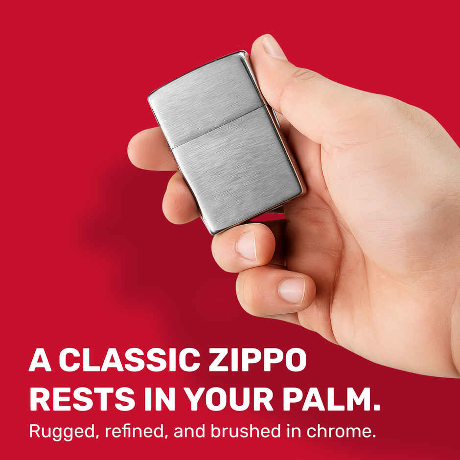Zippo Classic Street Brass Windproof Pocket Lighter 