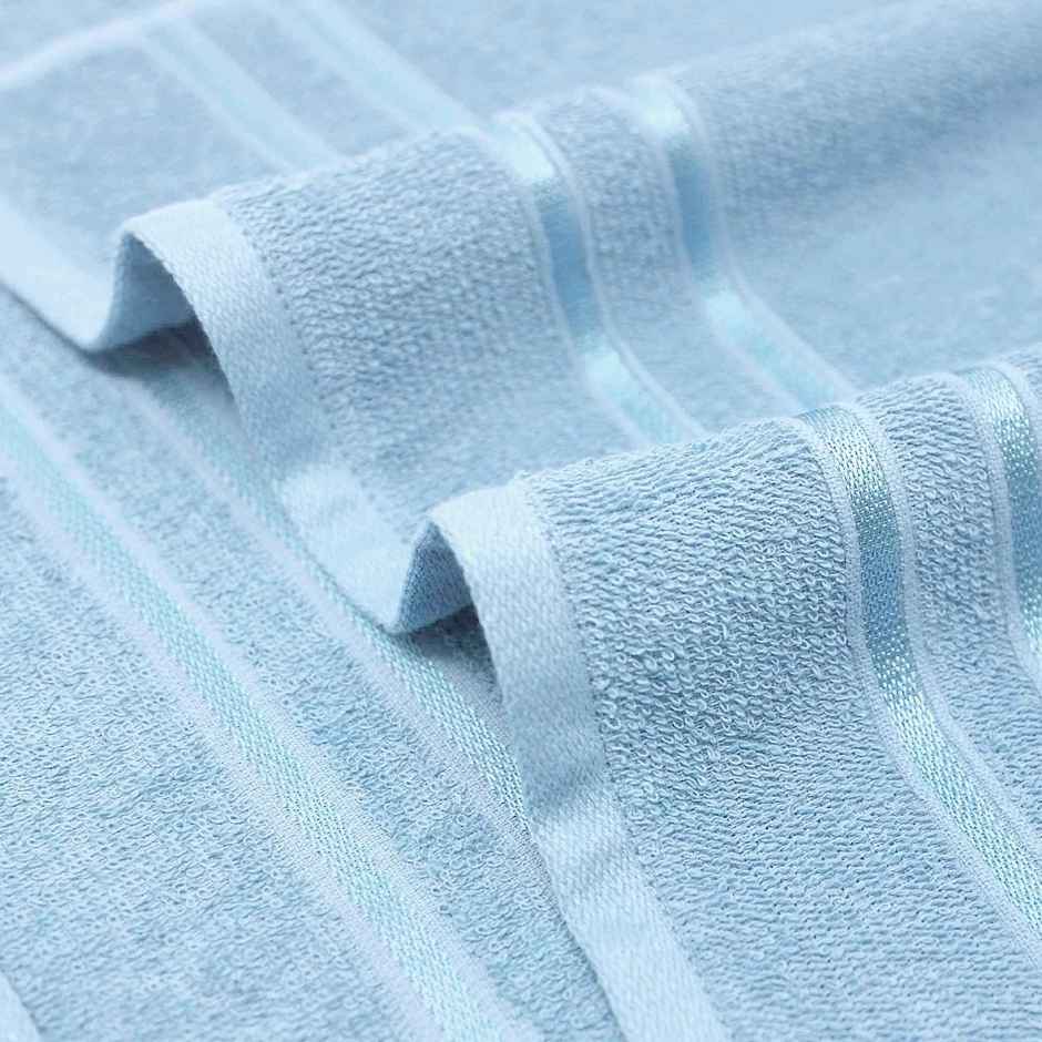 Mytrident Cotton Hand Towel | 400 GSM | Gym Towel Set - Cool Blue