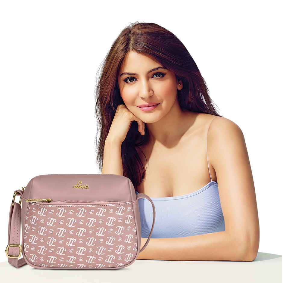 Lavie Women's Mono Ll Farah Crossbody Sling Bag | Ladies Purse Handbag | Pink