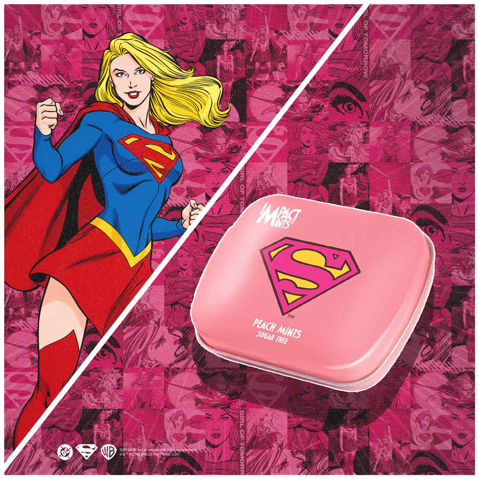 Impact Mints DC Edition Supergirl Peach