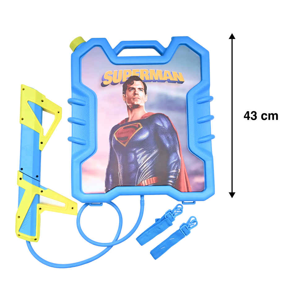 Superman Holi Water Tank Pichkari | 5.75 L | Tomuncle