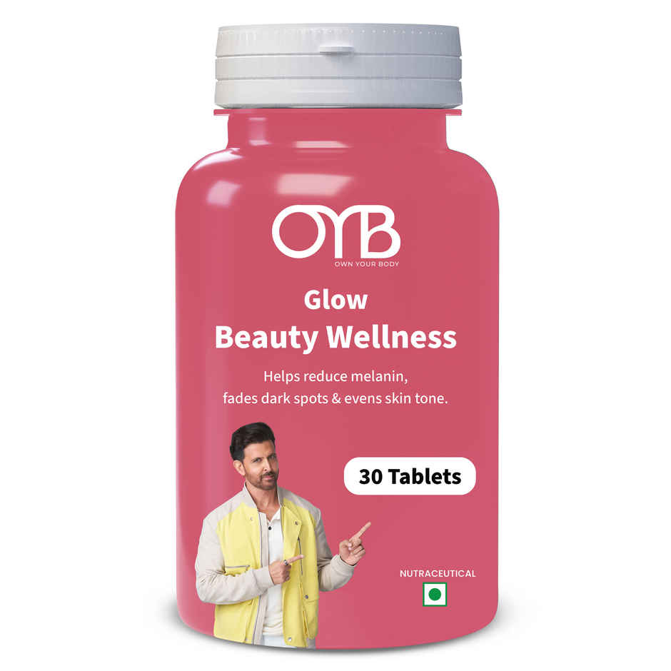 OYB Glow-Skin Brightening with Glutathione, Vitamin C & E | 30 Capsules