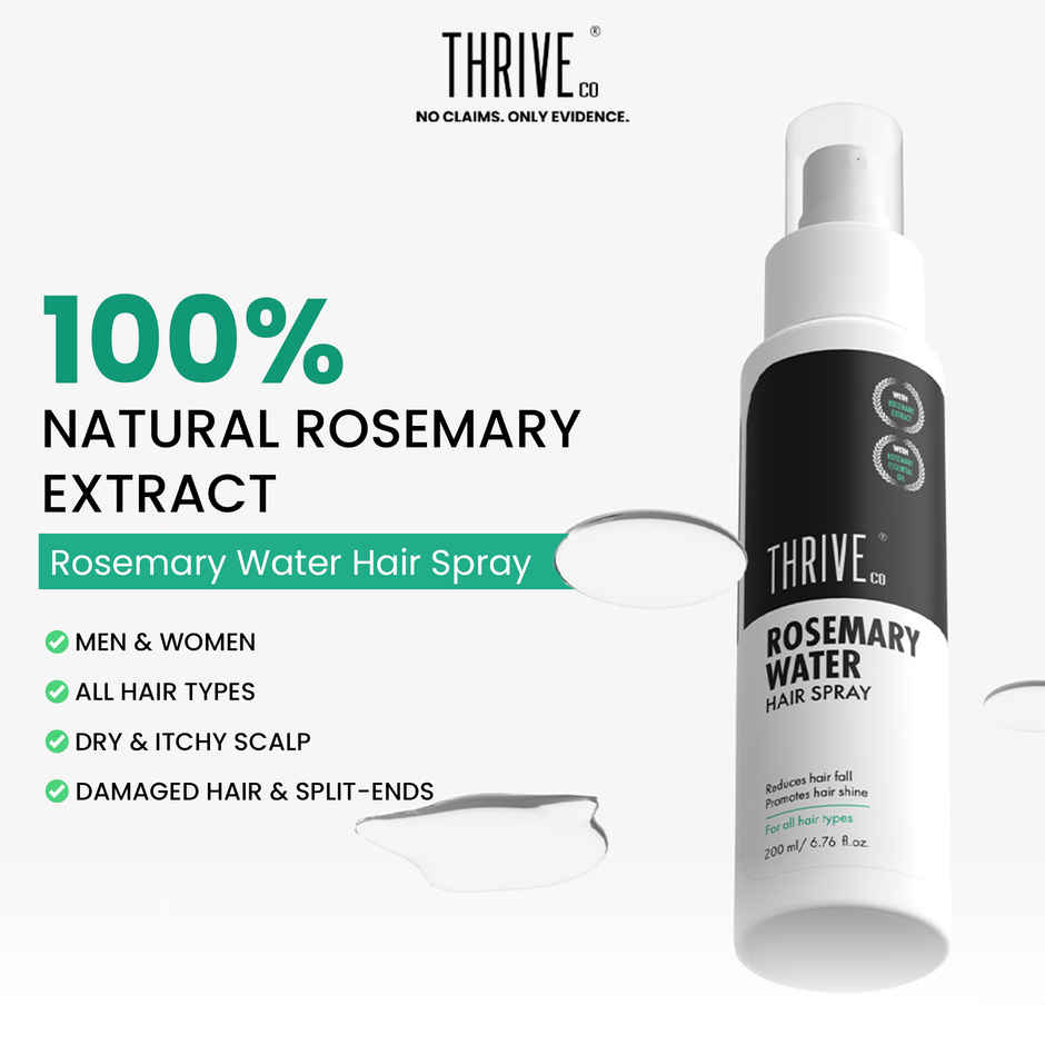 Thriveco Rosemary Water Hair Spray With 100% Natural Rosemary Extract For Men & Women,