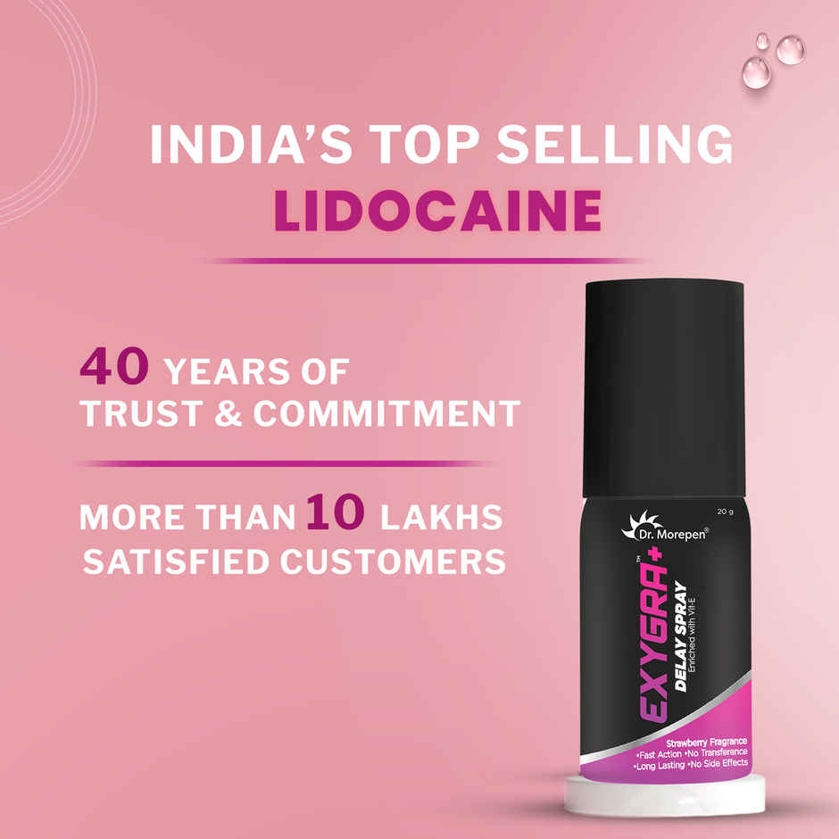 Dr. Morepen Exygra+ Strawberry Fragrance Delay Spray